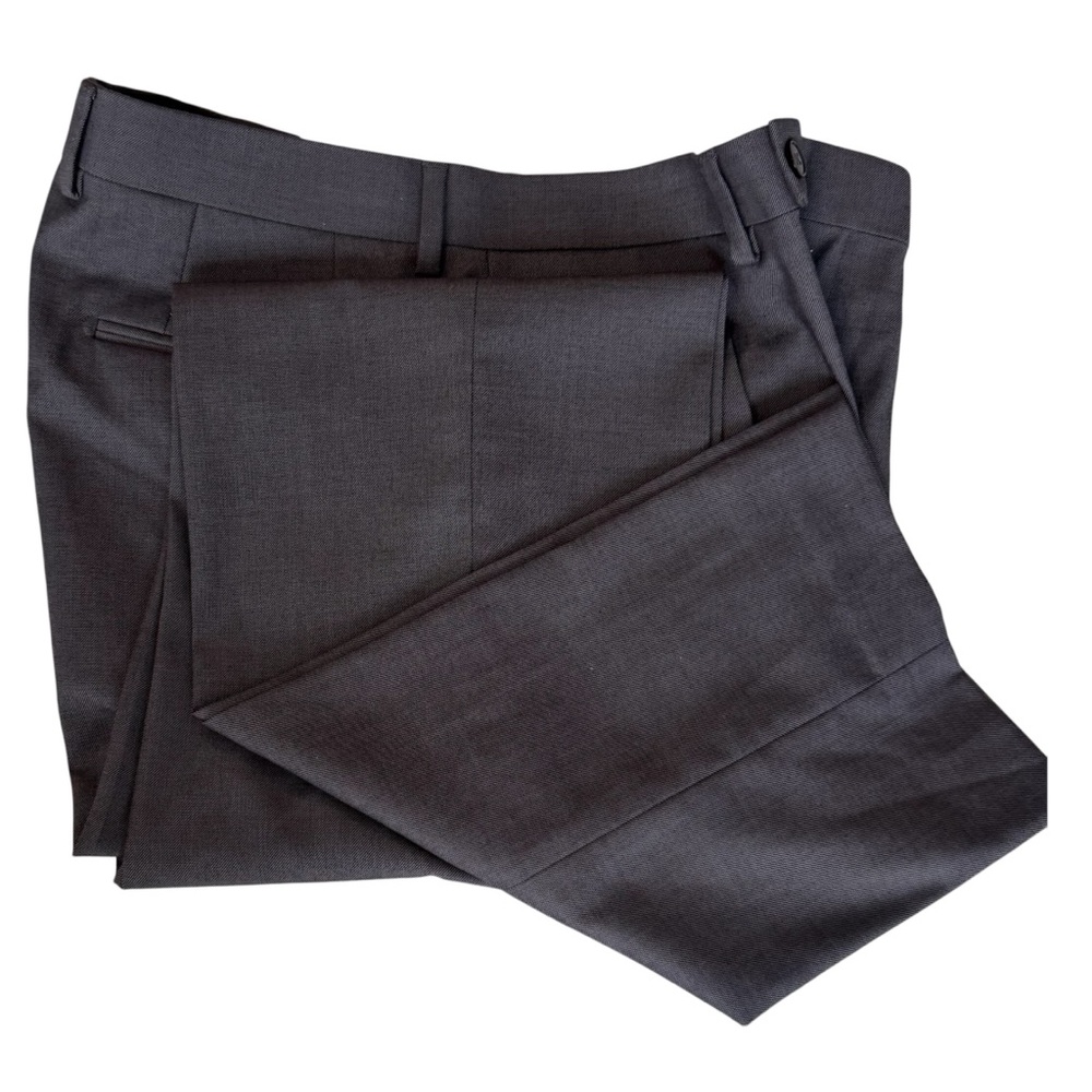 Calvin Klein JEROME Slim Fit Medium Gray Trousers Dress Pants, Size 34W X 32L - Picture 4 of 14